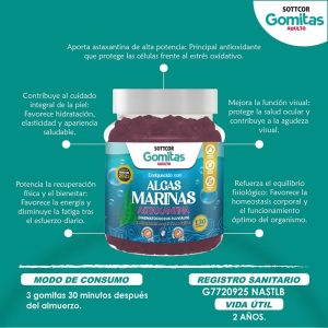 Gomitas de algas marinas